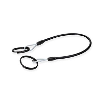 Ganter Norm® - 111.2-320-14-A-SW Edelstahl-Halteseile mit Schlüsselringen oder einem Schlüsselring und einer Befe