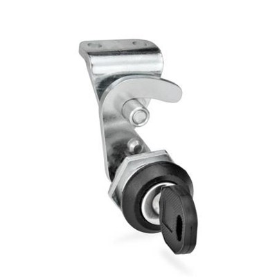 Ganter Norm® - 115.8-SC-18-H1-SW-2 Hakenverriegelungen, abschließbar