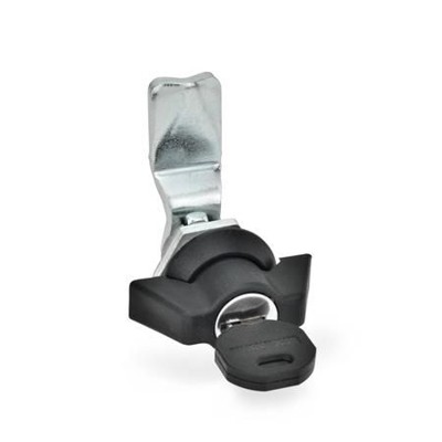 Ganter Norm® - 115-SCK-36-SW Verriegelungen, abschließbar, schwarz kunststoffbeschichtet