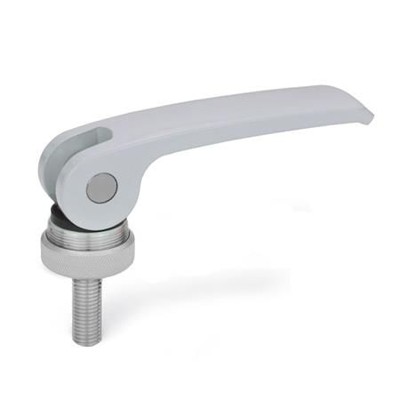 Ganter Norm® - 927.4-63-M5-40-A-S Exzenterspanner mit Edelstahl-Schraube, Hebel Zink-Druckguss