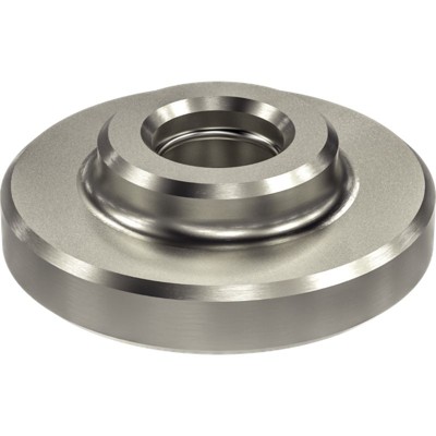 HALDER - Druckstück, DIN 6311 und niedrige Ausführung/niedrige Ausführung, mit größerer Druckfläche und Sprengring