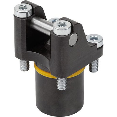 KIPP - DREHHEBELSPANNER HYDRAULISCH, FORM:B EINFACH WIRKEND, DK=16, GEBOHRTE KANÄLE STAHL