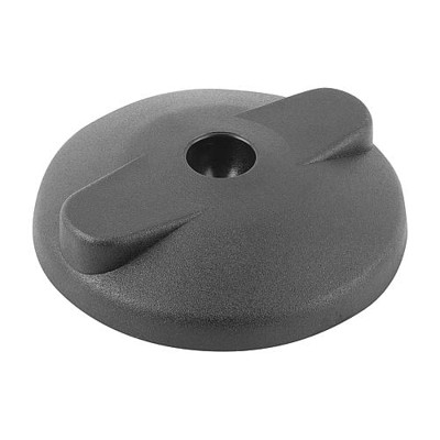 KIPP - TELLER, FORM:C, D=99, THERMOPLAST SCHWARZ