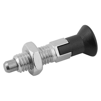KIPP - ARRETIERBOLZEN GR.1, FORM:D SA:FEINGEWINDE