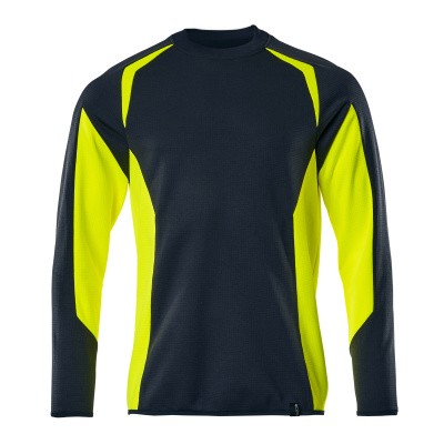 MASCOT® - Sweatshirt Schwarzblau/Hi-vis Gelb 22084-781-01017, Größe 3XL