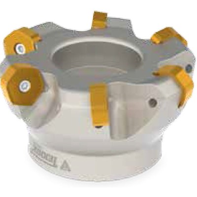 Teknik Makina - Eckmesserkopf 55° 125mm Durchmesser 8 Schneiden für Wendeplatten HNGX 0906