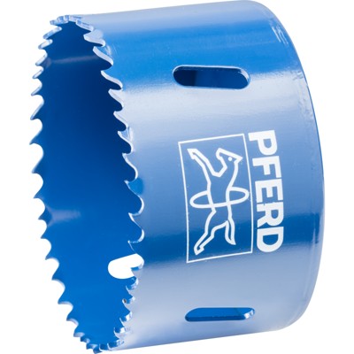 PFERD - Bi-Metall Lochsäge Co8/M42 Ø 73 mm Schnitttiefe 31 mm für Stahl, Edelstahl, Blech, Holz