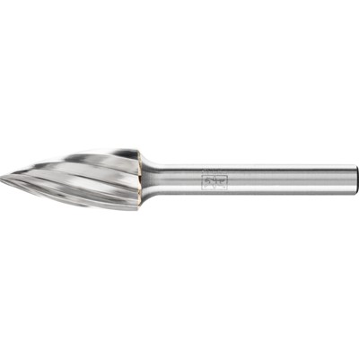PFERD - Hartmetall Frässtift Spitzbogen SPG Ø 12x25 mm Schaft-Ø 6 mm Z1 universal grob