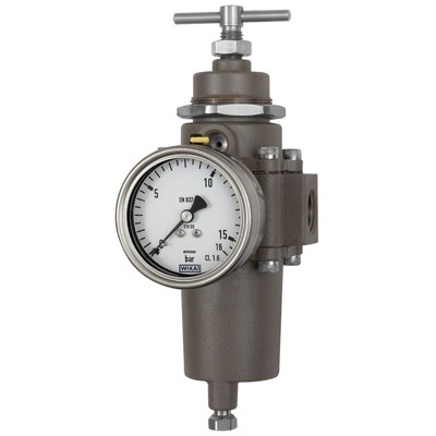 RIEGLER® - Edelstahl-Guss-Filterregler, 1.4401, BG 3, G 3/4", 1,7 - 17,5 bar