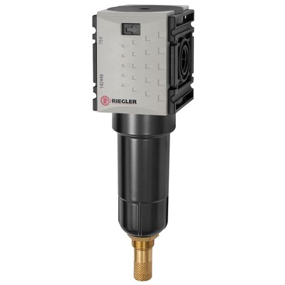 RIEGLER® - Mikrofilter »FUTURA-mini« mit Metallbehälter, BG 0, G 1/4", VA