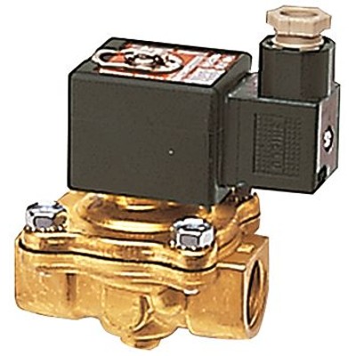 RIEGLER® - <p>2/2-Wege-MV., MS, NC, zwangsg., 24 V DC, Rp 3/8, NBR, PN 0-3 bar</p>