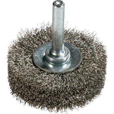zeintra® - Schaft-Rundbürste 300R ø50 x 15mm, Stahldraht 0,20mm gewellt