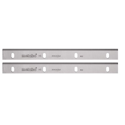 metabo® - 3 HSS Hobelmesser, HC 320, HSS-18%W 320x25x3mm / 2-Einstellnuten, (bis Bj.99) (0911014220)