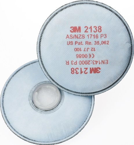 3M Rundpartikelfilter 2138 EN 1473:2000 P3R - 7000029735
