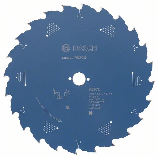 BOSCH Kreissägeblatt Expert for Wood, 350 x 30 x 3,5 mm, 24