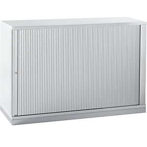 HANNA - Rollladenschrank, Höhe 781 mm, 1 Fachboden, lichtgrau.