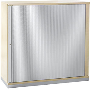 HANNA - Rollladenschrank, Höhe 1133 mm, 2 Fachböden, Dekor Ahorn.
