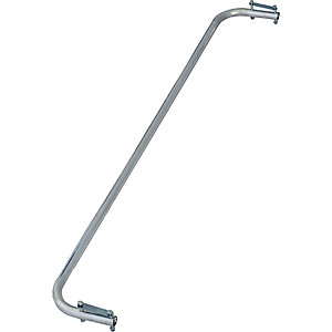 Alu-Handlauf, für Stufen-Regalleiter 8 - 10 Stufen, Gewicht 1,02 kg.