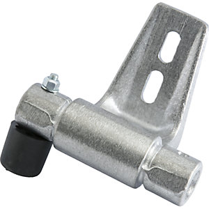 Halter für Rundrohr-Schienenanlage, mit Endanschlag links, ab 1 Stk.