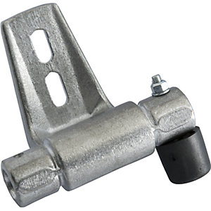 Halter für Rundrohr-Schienenanlage, mit Endanschlag rechts, ab 1 Stk.