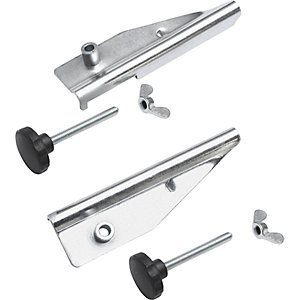 Fußspitzenset für Traversen, für Traversenquerschnitte 49 x 30, 60 x 22, 60 x 30 mm, VE 2 Stk.