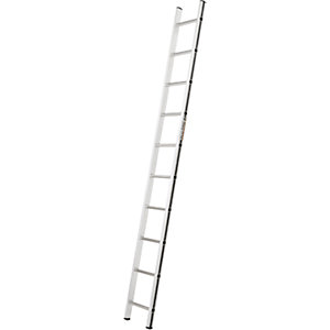 Anlegeleiter mit Sprossen, Breite 350 mm, 10 Sprossen.