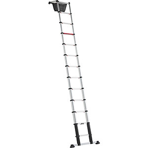 Teleskop-Anlegeleiter, Smart Up Pro, 13 Sprossen, Länge 3,8 m.