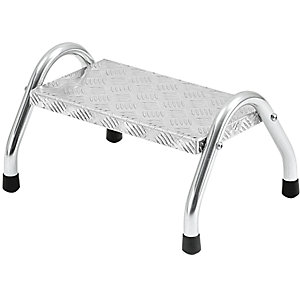 Stahlrohr-Tritt, Standard, 1 Stufe, verzinkt.