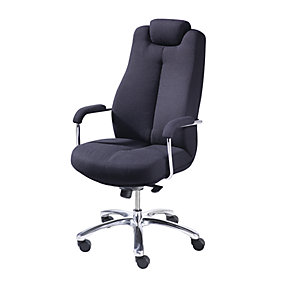 Bürostuhl 24h SONATA, mit Kopfstütze, Kopfstütze fest, Stoff.