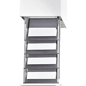 Formular-Schrägeinlagen, VE 3 Stk, für Roll- und Standcontainer.