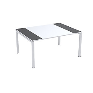 Konferenztisch easyDesk®, HxBxT 750 x 1500 x 1160 mm, weiß/anthrazit.