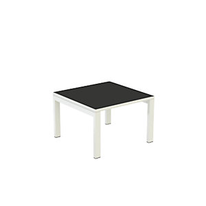 Beistelltisch easyDesk®, HxBxT 400 x 600 x 600 mm, schwarz.