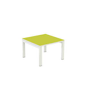 Beistelltisch easyDesk®, HxBxT 400 x 600 x 600 mm, grün.