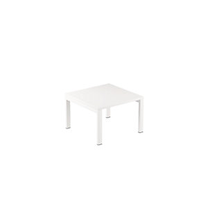Beistelltisch easyDesk®, HxBxT 400 x 600 x 600 mm, weiß.
