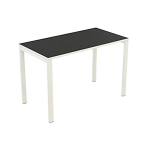 Kompaktschreibtisch easyDesk®, HxBxT 750 x 1140 x 600 mm, schwarz.