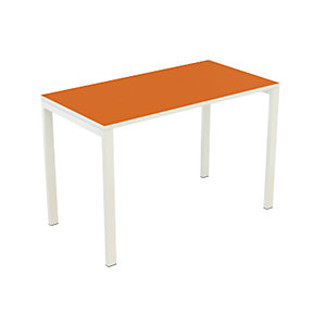 Kompaktschreibtisch easyDesk®, HxBxT 750 x 1140 x 600 mm, orange.