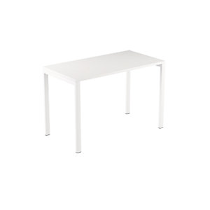 Kompaktschreibtisch easyDesk®, HxBxT 750 x 1140 x 600 mm, weiß.
