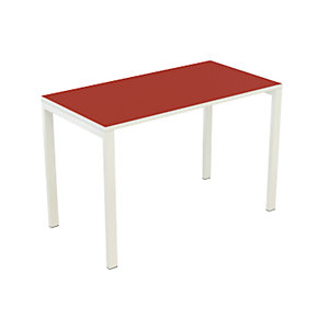 Kompaktschreibtisch easyDesk®, HxBxT 750 x 1140 x 600 mm, rot.