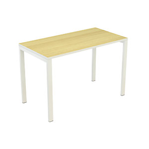 Kompaktschreibtisch easyDesk®, HxBxT 750 x 1140 x 600 mm, Buche-Dekor.