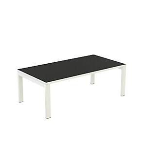 Beistelltisch easyDesk®, HxBxT 400 x 1140 x 600 mm, schwarz.