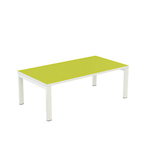Beistelltisch easyDesk®, HxBxT 400 x 1140 x 600 mm, grün.