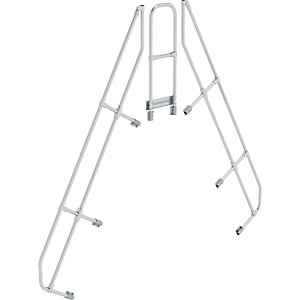 Zweites Geländer, für Überstiegsbrücke, für 9 Stufen und Plattform 1200 x 600 mm.