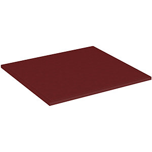 Filz-Sitzkissen für Einzelbox, Breite 373 mm, rot.