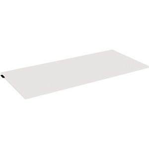 Filz-Sitzkissen für Einzelbox, Breite 762 mm, wollweiß.