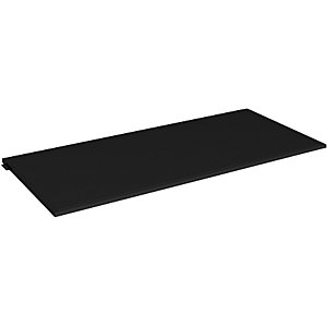 Filz-Sitzkissen für Einzelbox, Breite 762 mm, schwarz.