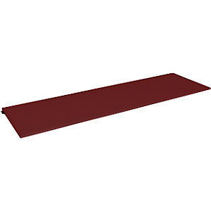 Filz-Sitzkissen für Einzelbox, Breite 1147 mm, rot.