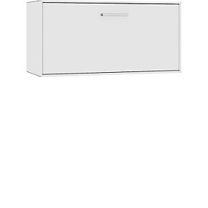 Einzelbox, hängend, 1 Schublade, Breite 770 mm, reinweiß.