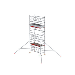Schnellbau-Fahrgerüst MiTOWER Plus, Holz-Plattform, Arbeitshöhe 5 m.