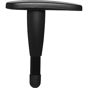 Armlehnen, 1 Paar, schwarz, für Drehstuhl, höhenverstellbar.
