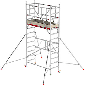 Zimmergerüst RS 44-POWER, Holzplattform, Länge 1,85 m, Arbeitshöhe 4,70 m.